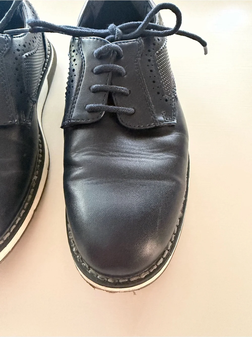 Bruno Marc Blue Dress Shoes • Size 13